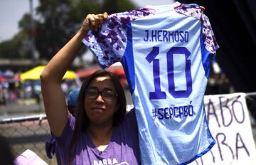 Protests across the world have been held in support of Jenni Hermoso.