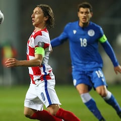 Croacia se impone y Modric hace historia con su selección