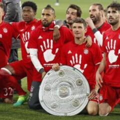 Bayern clinch record 26th Bundesliga title - in pictures