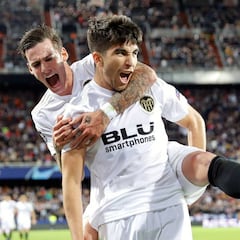 1x1 del Valencia: Soler, jugador total; Mina, idilio con el gol