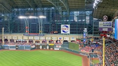 Una locomotora instalada en el jard&iacute;n izquierdo, es uno de los mayores atractivos que tiene la casa de los Astros de Houston para esta Serie Mundial