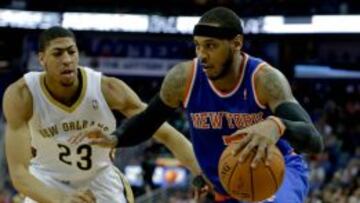 Carmelo Anthony ante Anthony Davis.