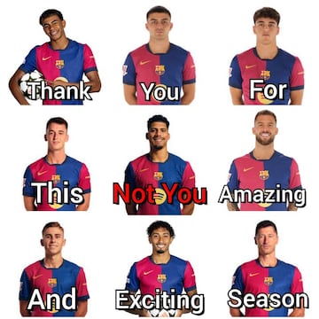 Los mejores memes de la eliminatoria de infarto entre el Inter y el Barcelona