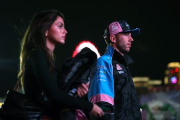 La pareja fue vista por primera vez a finales de 2022 con motivo del Gran Premio de Abu Dhabi. La portuguesa tiene un curioso vínculo con España, pues es la hija de la actual novia de Cayetano Rivera.  