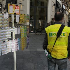 El sueldo de un vendedor de cupones de la ONCE