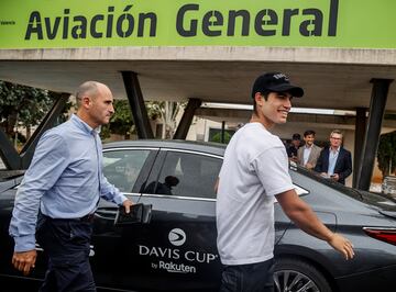 El número uno del mundo ha aterrizado en Valencia tras ganar el US Open donde descansará antes de unirse a la selección española para disputar la Copa Davis. 