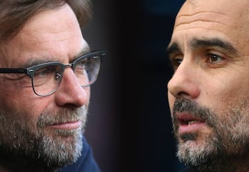 Jürgen Klopp and Pep Guardiola will go head to head in Liverpool and Manchester City's Champions League quarter-final.