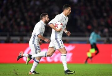 Cristiano Ronaldo, de penalti, empata el partido.