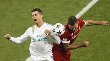 Cristiano Ronaldo and Lovren.