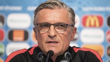 Nawalka, en rueda de prensa.