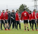 Augusto Fernández no entrena con el grupo por precaución