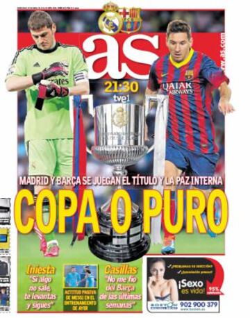 Las portadas de AS de abril