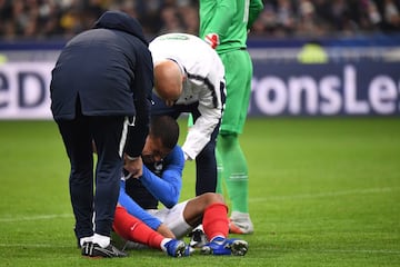 Lesión de Kylyan Mbappé.