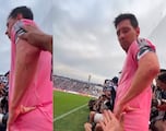 El momento viral de Messi con un fotógrafo en su visita a Perú