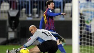 En el fin de la temporada 2010-11, y ya con el Málaga salvado del descenso y el Barcelona campeón de Liga, los "culés" en calidad de visita se impusieron por 1 a 3.