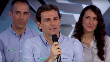 Pedro de la Rosa durante la presentaci&oacute;n de la nueva temporada de &#039;Movistar F1&#039;.