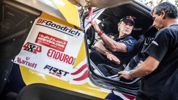 Carlos Sainz, con el Mini JCW Buggy.