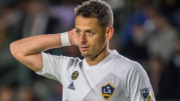 'Chicharito' en el Dignity Health Sports Park, Carson, California. Marzo 7, 2020.