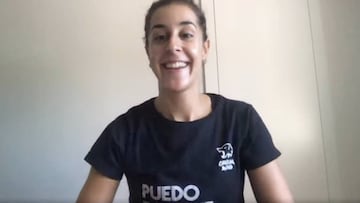 Carolina Marín atiende a AS por videoconferencia antes de su regreso a la competición tras el parón por la pandemia