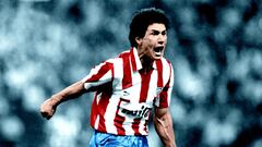 Un goleador de pura cepa. Es el mejor premio Pichichi de la historia del Atlético con los 35 tantos que marcó en LaLiga 1988-89. Sumando todas las competiciones, esa temporada acabó con 42 goles en su cuenta particular, lo que le sirvió para acudir y ganar la Copa América con Brasil. Jugaría una campaña completa más de rojiblanco (18 goles en Liga y uno en Copa) antes de salir al Oporto con el campeonato 1990-91 ya iniciado, ya que la llegada de Schuster le dejaba sin hueco en la plantilla por no poder inscribir a más de tres extranjeros. Ese adiós le privó de llegar a la centena de encuentros en el club. Antes del Atlético había jugado en el Celta, donde también recuerdan su olfato anotador después de los 34 tantos en Liga claves para que los gallegos lograsen el ascenso en la 1986-87. Una temporada de ensueño como rojiblanco que le ha servido para tener su nombre marcado en la historia del club. 