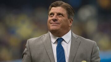 Miguel Herrera dirigiendo al América en el Clausura 2019.