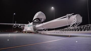 Una empresa estadounidense está desarrollando un enorme avión de carga, el WindRunner, que podría resultar clave en la industria de la energía eólica.