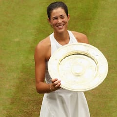 Muguruza ya es quinta en el ranking tras ganar Wimbledon