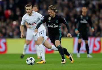 Luka Modric y Eric Dier.