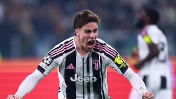 Soccer Football - UEFA Champions League - Play Off - Second Leg - Juventus v Galatasaray - Allianz Stadium, Turin, Italy - February 25, 2026 Juventus' Kenan Yildiz celebrates after Weston McKennie scores their third goal REUTERS/Guglielmo Mangiapane TPX IMAGES OF THE DAY