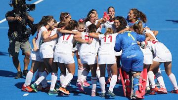 Selecci&oacute;n espa&ntilde;ola de hockey hierba femenino.