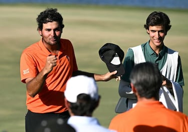 Un PGA con mucho ‘gol’ en la bolsa: el hijo de Raúl es el caddie de Chacarra