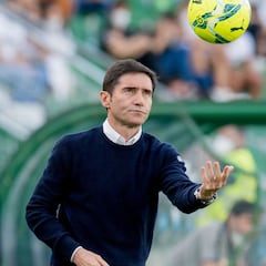 Marcelino califica con "un suspenso" la temporada en Liga