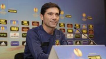 Marcelino en rueda de prensa