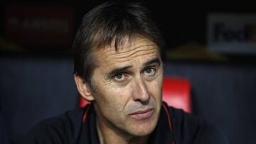 Lopetegui, entrenador del Sevilla.