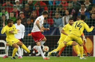 1-0. Marco Djuricin anotó el primer gol.