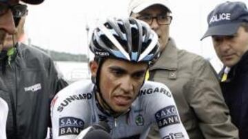 Alberto Contador: "Lo de hoy me anima para el futuro"