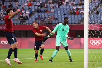 Dani Olmo anota el gol del empate