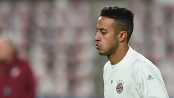 El centrocampista del Bayern Munich, Thiago Alc&aacute;ntara.