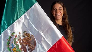 Alejandra Orozco during special session the flag bearers of the Mexican Olympic Team prior to Olympic games Paris 2024, at Mexican Olympic Committee facilities, on June 7, 2024, Mexico City, Mexico.