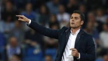 El entrenador del Almería, Francisco Rodríguez.