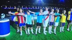La extraña camiseta chilena en la inauguración de la Copa América