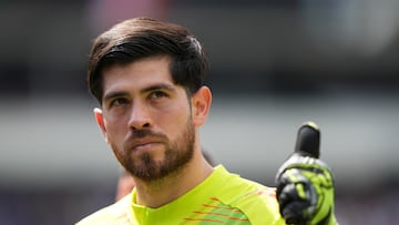 Soccer Football - FIFA Club World Cup - Group D - Flamengo v Chelsea - Lincoln Financial Field, Philadelphia, Pennsylvania, U.S. - June 20, 2025 Flamengo's Agustin Rossi reacts IMAGN IMAGES via Reuters/Kyle Ross