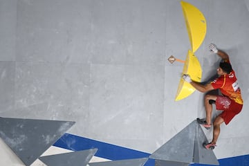 Alberto Ginés medalla de oro en escalada