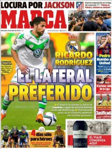 Portadas de la prensa deportiva