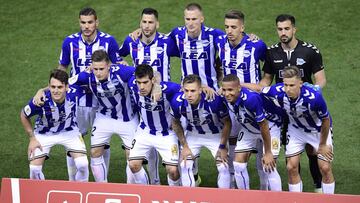 Once titular del Alavés para la final de Copa frente al Barcelona.