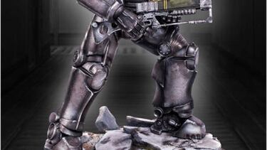 Impresionante estatua de la armadura T-45 de Fallout 4