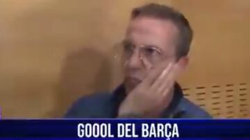 La cara de Soria con el gol de Piqué: Sus detractores lo disfrutan