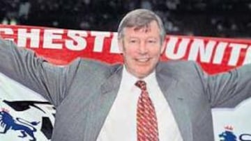 20 años al frente del Manchester United han convertido a Sir Alex Ferguson en la auténtica bandera de los 'red devils'.