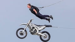 Tom Cruise shares ten minutes of behind-the-scenes stunts from the latest ‘Mission Impossible’ movie