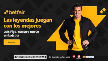 Luís Figo: “Me tapé los oídos porque me cayó agua”